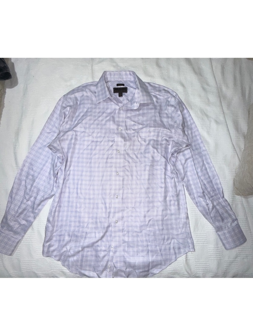 Jos. A. Bank Reserve Men's No wrinkle Tailored Fit Dress Shirt Size 16.5-36